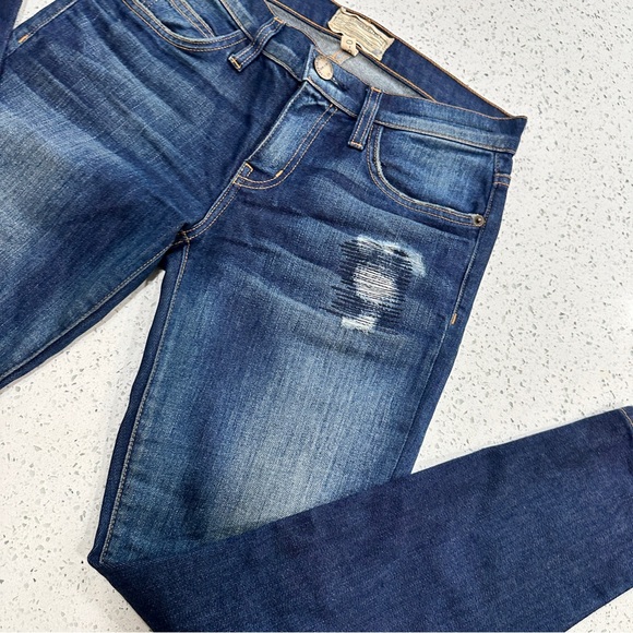 Current Elliott - The Ankle Skinny in Old Blue Repair sz 0 - Picture 1 of 10
